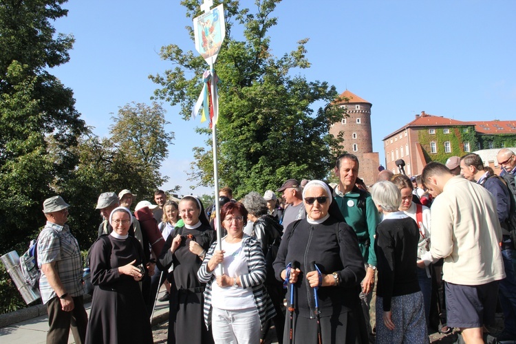 Wyjście 44. Pieszej Pielgrzymki Krakowskiej z Wawelu na Jasną Górę