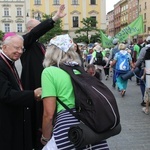 Wyjście 44. Pieszej Pielgrzymki Krakowskiej z Wawelu na Jasną Górę