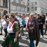 Wyjście 44. Pieszej Pielgrzymki Krakowskiej z Wawelu na Jasną Górę