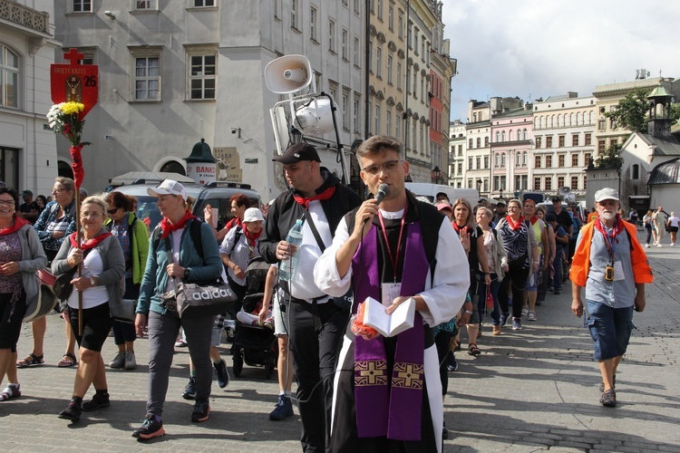 Wyjście 44. Pieszej Pielgrzymki Krakowskiej z Wawelu na Jasną Górę