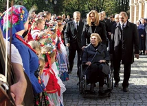 Księżna na pogrzebie siostry Marii Krystyny w 2012 r.