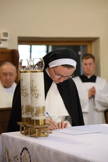 Śluby wieczyste u dominikanek 