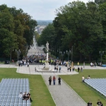 Pielgrzymi na jasnogórskich błoniach