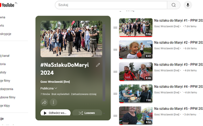 Przeżyjmy to jeszcze raz - obejrzyj wszystkie odcinki vloga "Na szlaku do Maryi"