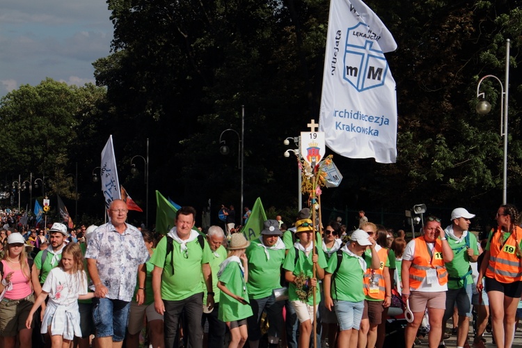 Wejście 44. Pieszej Pielgrzymki Krakowskiej na Jasną Górę cz. 2