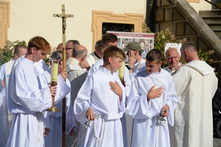 Pielgrzymkowa Eucharystia w Kamieniu Śląskim