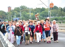 	Pątnicy przeszli ok. 260 km, towarzyszyło im hasło: „Budujemy wspólnotę Kościoła”.