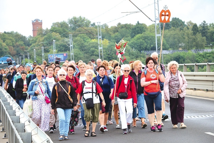 	Pątnicy przeszli ok. 260 km, towarzyszyło im hasło: „Budujemy wspólnotę Kościoła”.