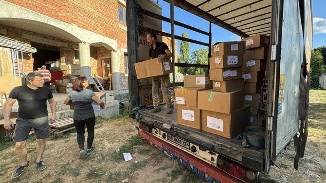 Transport z pomocą Papieża Franciszka dotarł do Charkowa