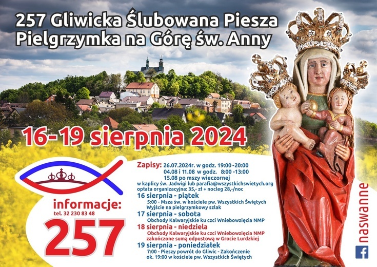 Na obchody kalwaryjskie ku czci Wniebowzięcia Najświętszej Maryi Panny 