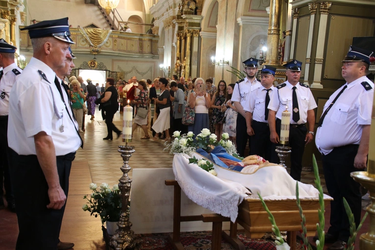 Skępe. Pogrzeb Matki Bożej