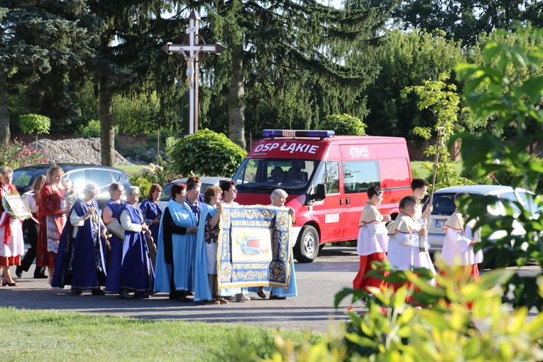 Skępe. Pogrzeb Matki Bożej