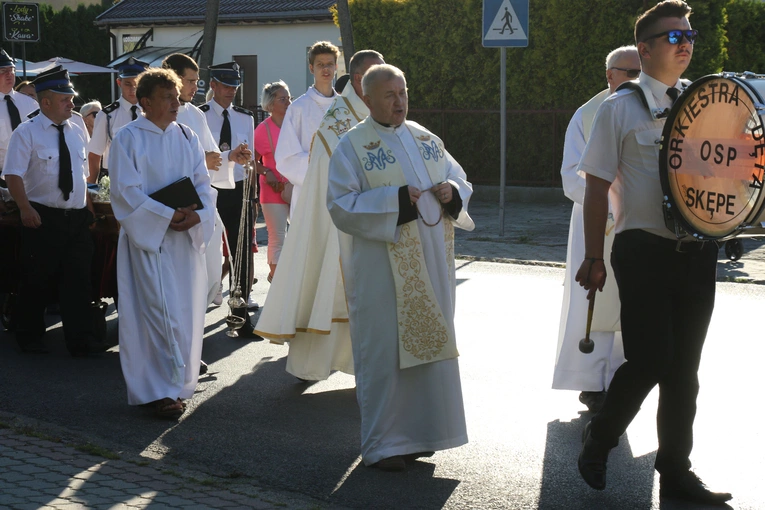 Skępe. Pogrzeb Matki Bożej