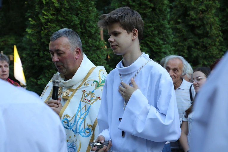 Skępe. Pogrzeb Matki Bożej