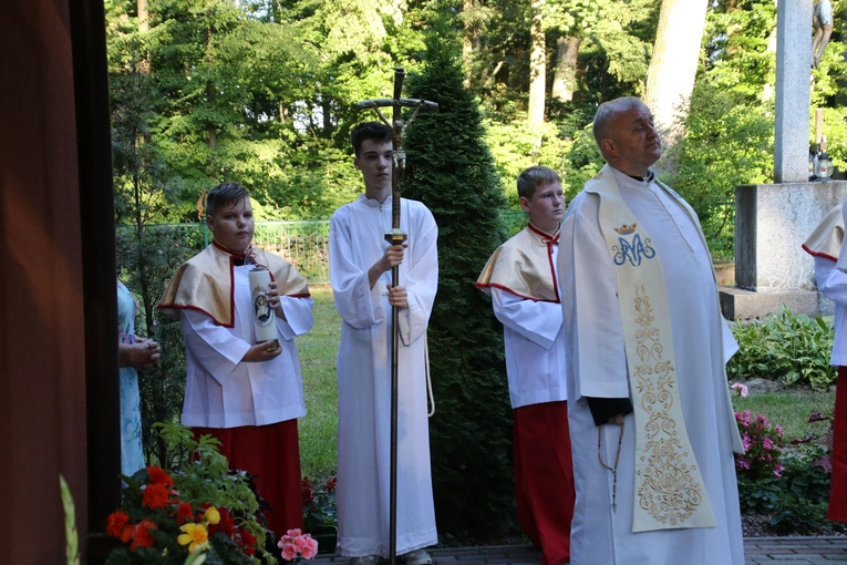 Skępe. Pogrzeb Matki Bożej