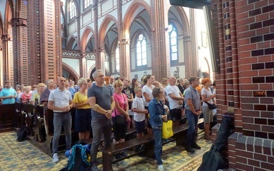 Eucharystia na rozpoczęcie pieszej pielgrzymki 