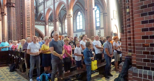 Eucharystia na rozpoczęcie pieszej pielgrzymki 
