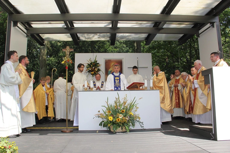 Pielgrzymka rodzin - kwiaty i zioła