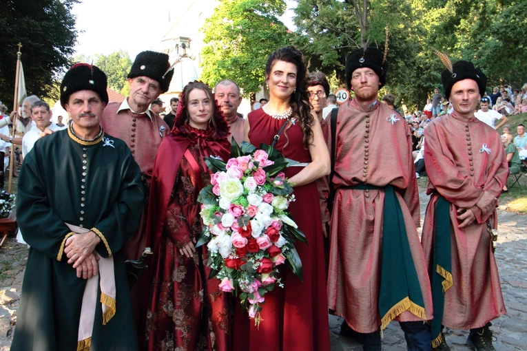 Procesja Zaśnięcia NMP w sanktuarium pasyjno-maryjnym w Kalwarii Zebrzydowskiej 2024