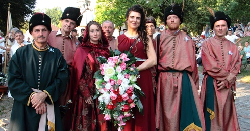 Procesja Zaśnięcia NMP w sanktuarium pasyjno-maryjnym w Kalwarii Zebrzydowskiej 2024