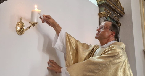 Poświęcenie koscioła w Pawłowicach