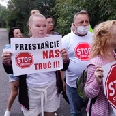 Katowice. Protest w sprawie odoru na styku trzech miast