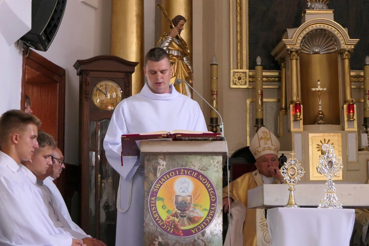 Poświęcenie koscioła w Pawłowicach