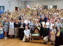 Uczestnicy forum na Górze św. Anny.