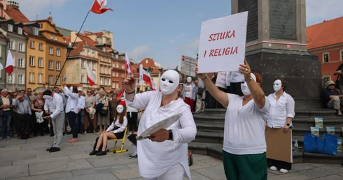Heppening w ramach protestu w obronie religii w szkole