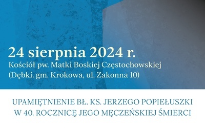 Pamięci ks. Jerzego Popiełuszki - uroczystości w Dębkach