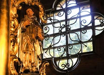 Św. Tomasz z Akwinu z ołtarza Krzyża Świętego. 