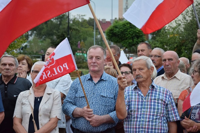 Pikieta w obronie ks. Michała Olszewskiego w Radomiu