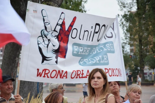 Pikieta w obronie ks. Michała Olszewskiego w Radomiu