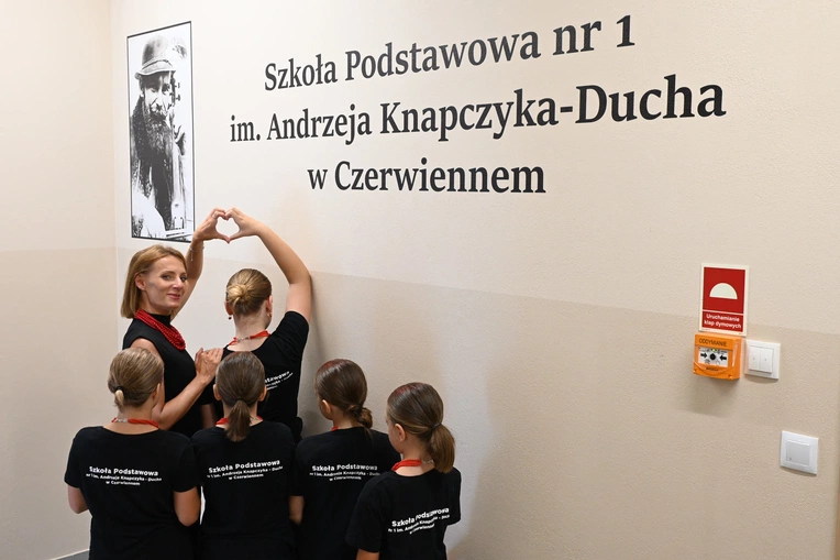 Początek roku szkolnego w Czerwiennem Dolnem