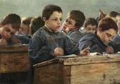 W klasie, 1886 r., Kolekcja prywatna