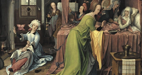 „Narodziny Maryi” w obrazie Jana de Beera