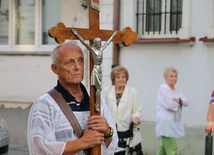 Płock. Wyjście pielgrzymki do Skępego