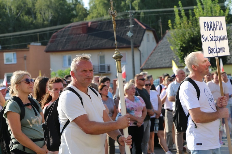 Skępe. Wejście pielgrzymek