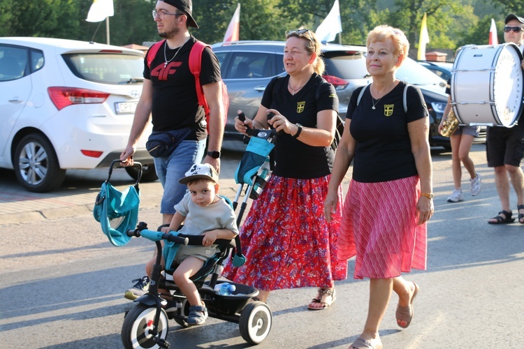 Skępe. Wejście pielgrzymek