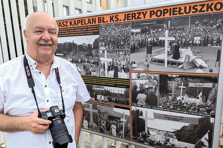 Adam Szymański fotografował wiele wydarzeń związanych z posługą kapłana.