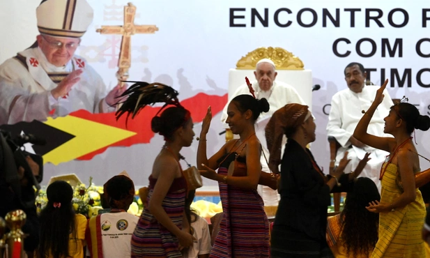 Podczs spotkania z młodymi, Timor Wschodni