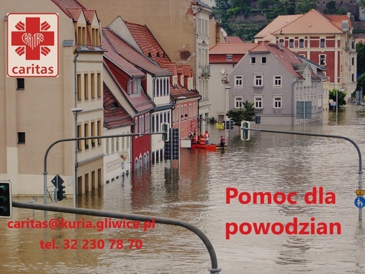 Modlitwa i pomoc poszkodowanym w powodzi