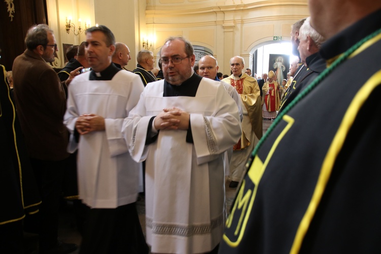 Płock. Obraz Jezusa Miłosiernego w kościele św. Jana Chrzciciela