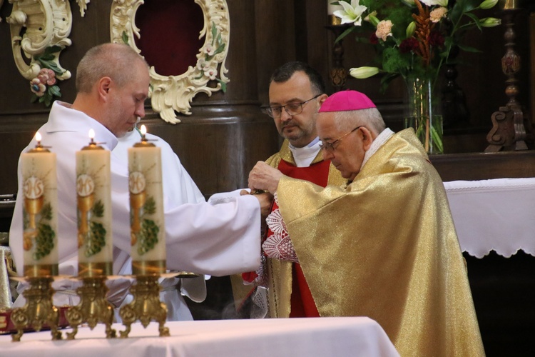 Płock. Obraz Jezusa Miłosiernego w kościele św. Jana Chrzciciela