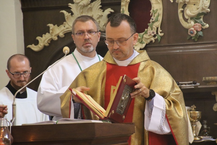 Płock. Obraz Jezusa Miłosiernego w kościele św. Jana Chrzciciela