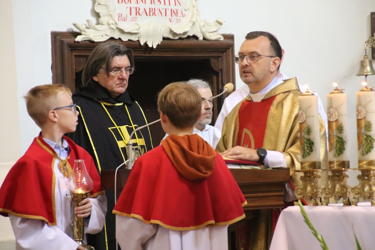 Płock. Obraz Jezusa Miłosiernego w kościele św. Jana Chrzciciela