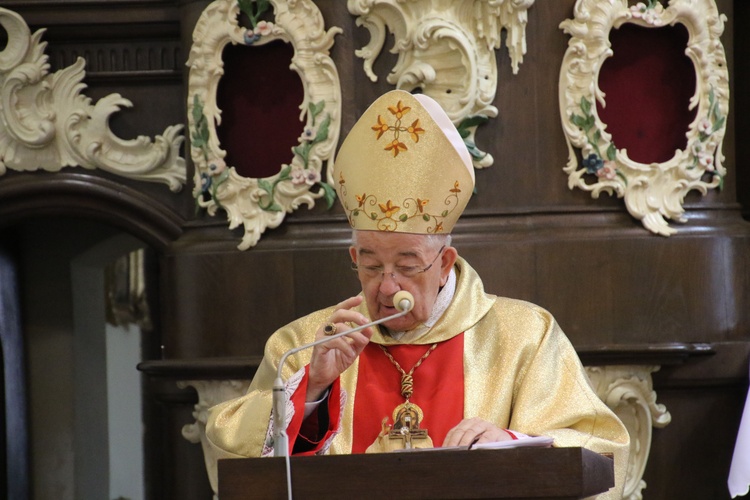 Płock. Obraz Jezusa Miłosiernego w kościele św. Jana Chrzciciela