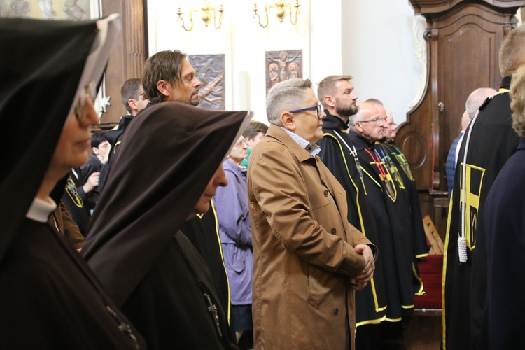 Płock. Obraz Jezusa Miłosiernego w kościele św. Jana Chrzciciela