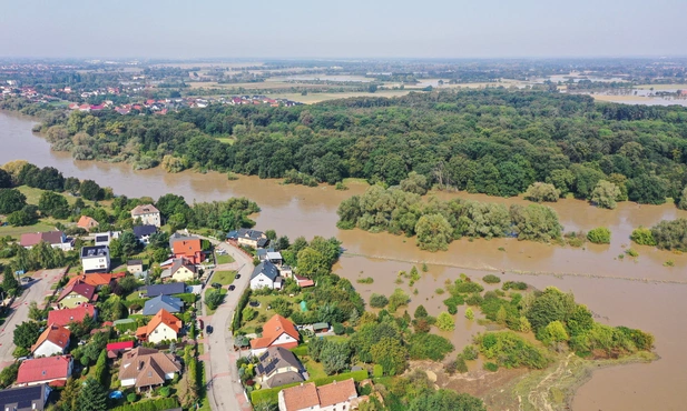 Odra w Oławie dziś