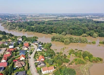 Odra w Oławie dziś